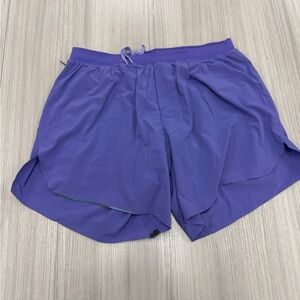 Men's Purple 2 in 1 Lululemon Shorts